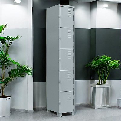 Roupeiro de Aço para Vestiário 5 Portas Pequenas FT