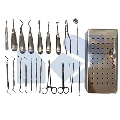 Caixa Odontológica 22 peças