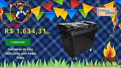 mini banner de festa junina container