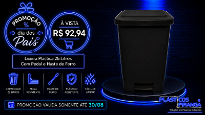 mini banner dia dos pais lixeira