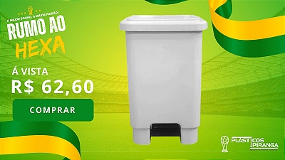 Copa do Mundo lixeiras 15 Litros