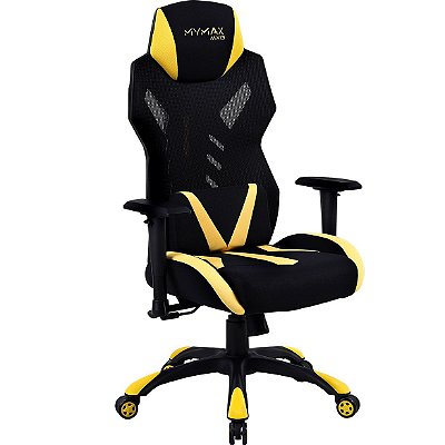 Cadeira Gamer Mymax MX13 Amarela