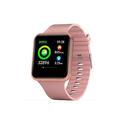 Smartwatch Relógio Inteligente Xtrax Watch Bluetooth Rosa