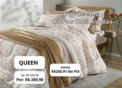 jogo de cama 160 fios karsten