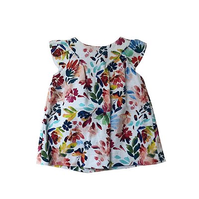 vestido zara florido