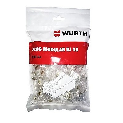 PACOTE DE CONECTOR RJ45 CAT-5e - WURTH