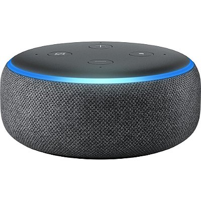 ECHO DOT (3º GERAÇÃO): SMART SPEAKER COM ALEXA - COR PRETA