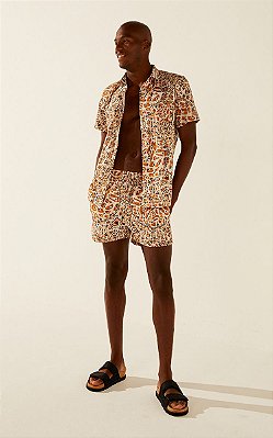 Short Cós Elástico Bandana