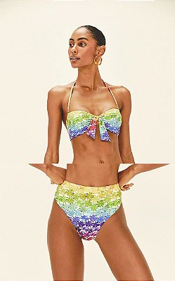 Biquíni Hot Pants Coqueiro Tie Dye
