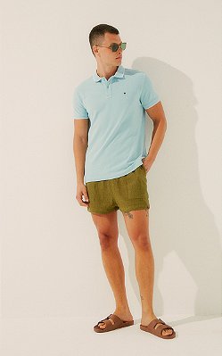 Camisa Polo Orquídea Lisa