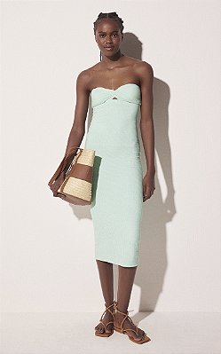 Vestido Midi Lagoa Verde