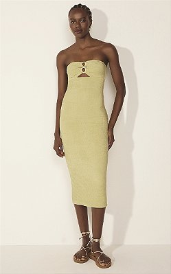 Vestido Midi Abrolhos Verde