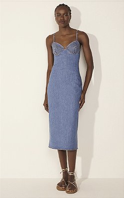 Vestido Midi Denim
