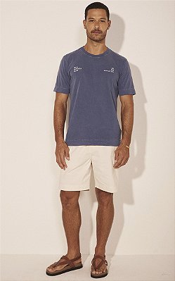 Camiseta Manga Curta Litorâneo Azul Marinho