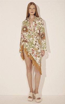 Canga Triângulo Floral Icaraí