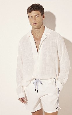 Short Praia Luminar Off White