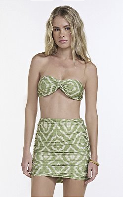 Saia Lala Tie Dye Verde