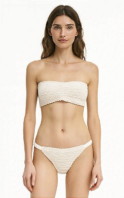 Biquíni Ale Crochê Off White