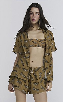 Camisa Nina Leopard