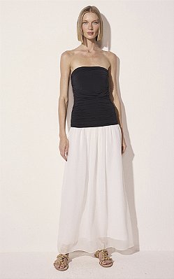 Vestido Midi Sem Alça Limoneto