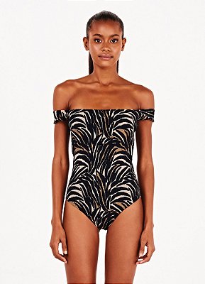Maiô Luana Jimbo Jacquard