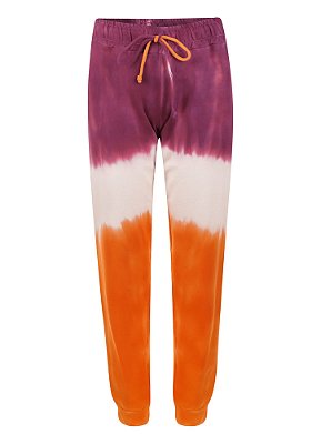 Calça Moletom Tie Dye Laranja