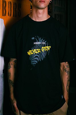 Camiseta Never Stop