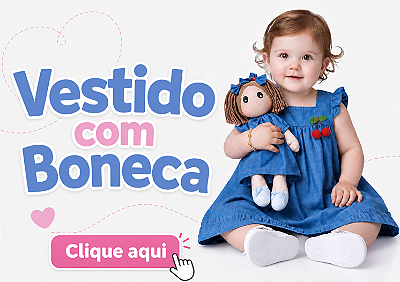 Vestido com boneca