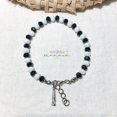 Pulseira de Obaluaê Omolu Umbanda Cristal de Vidro