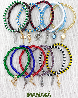 Pulseiras de Miçangas Jablonex – Orixás e Entidades | Umbanda e Candomblé