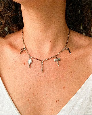 Choker Ferramentas dos Orixás – Umbanda e Candomblé | Elegância e Representatividade
