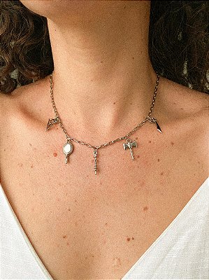 Choker Ferramentas dos Orixás – Umbanda e Candomblé | Elegância e Representatividade
