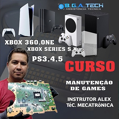 ESPECIALISTA EM REPAROS DE ( VÍDEO GAMES ) DO XBOX 360 AO PS5.