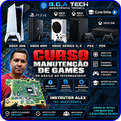 ESPECIALISTA EM REPAROS DE ( VÍDEO GAMES ) DO XBOX 360 AO PS5.
