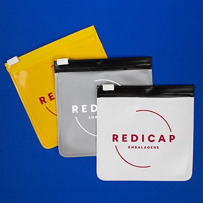 Embalagens Zip Zap Coloridas com Serigrafia (caixa 1.000 unidades)