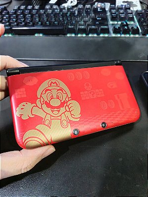 NINTENDO 3dsXL EDIÇÃO MARIO TUNADO