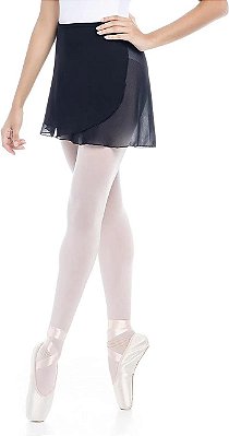 Saia de Ballet de Transpassar em Crepe