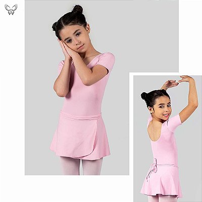 Saia de Ballet de Amarrar Adulto Preta em Helanca