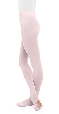 Meia Calça com Pé Conversível Infantil Lycra - Só Dança