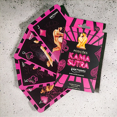 Baralho KamaSutra 54 cartas com Posições Ilustradas
