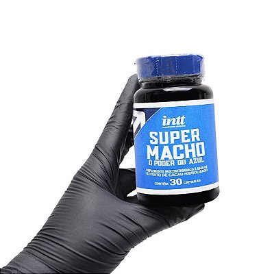 Super Macho O Poder Do Azul 30 Cápsulas Intt