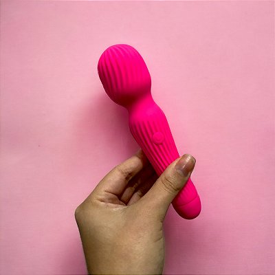 Vibrador Varinha Mágica Ice Cream com Textura 10 Modos de Vibração