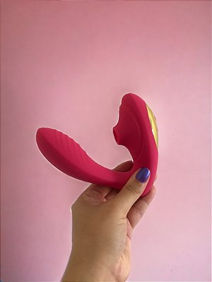 Vibrador Sugador Fancy Sintonia 2 em 1