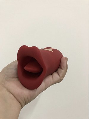 Vibrador Magic Mouth Simulador de Oral Beijos e Sucção
