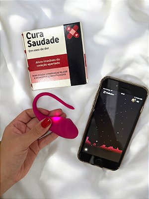 Wally Vibrador com Controle a Distância Aplicativo Bluetooth