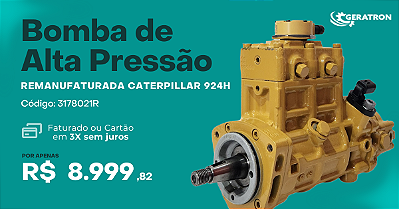 Banner Mini Bomba de Alta Pressão Remanufaturada Caterpillar 924H