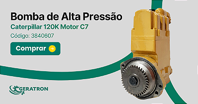 Bomba de Alta Pressão Caterpillar 120K Motor C7 3840607