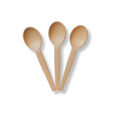 Colher Bagaço de Milho 16cm Biodegradável - 100un