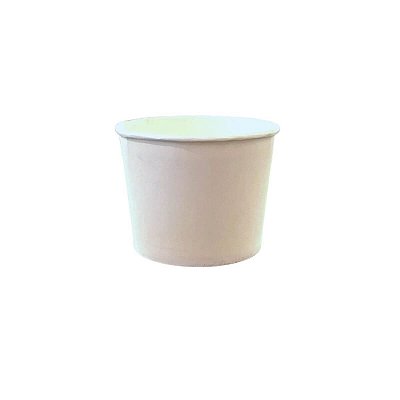 Pote Papel Branco 360ml Biodegradável Térmico - 600un