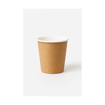 Copo Papel Kraft 200ml Biodegradável Zero Plástico - 100un